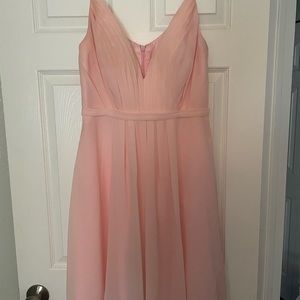 Size 8 Petal Pink bridesmaid dress